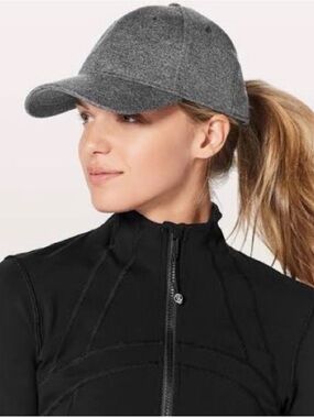 Lululemon Womens Gray Ponytail Baseball Cap - Brand